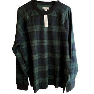 J. Crew Men's Flannel Double-knit Lounge Top